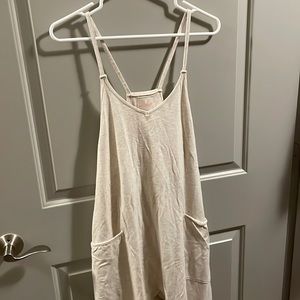 Free People Hot Shot Onesie Oatmeal Heather